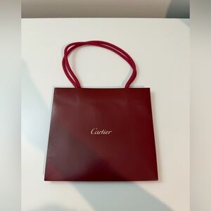 Cartier Burgundy Women's Shopping Bag